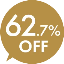 62.7％OFF