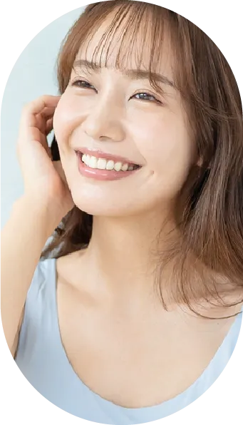 年齢に負けない肌と活力あふれるイメージ画像