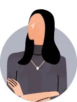 女性のシルエット画像